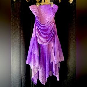 Purple prom dress